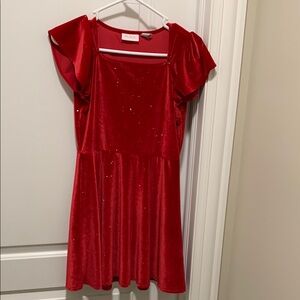 Place Red Sparkly Dress